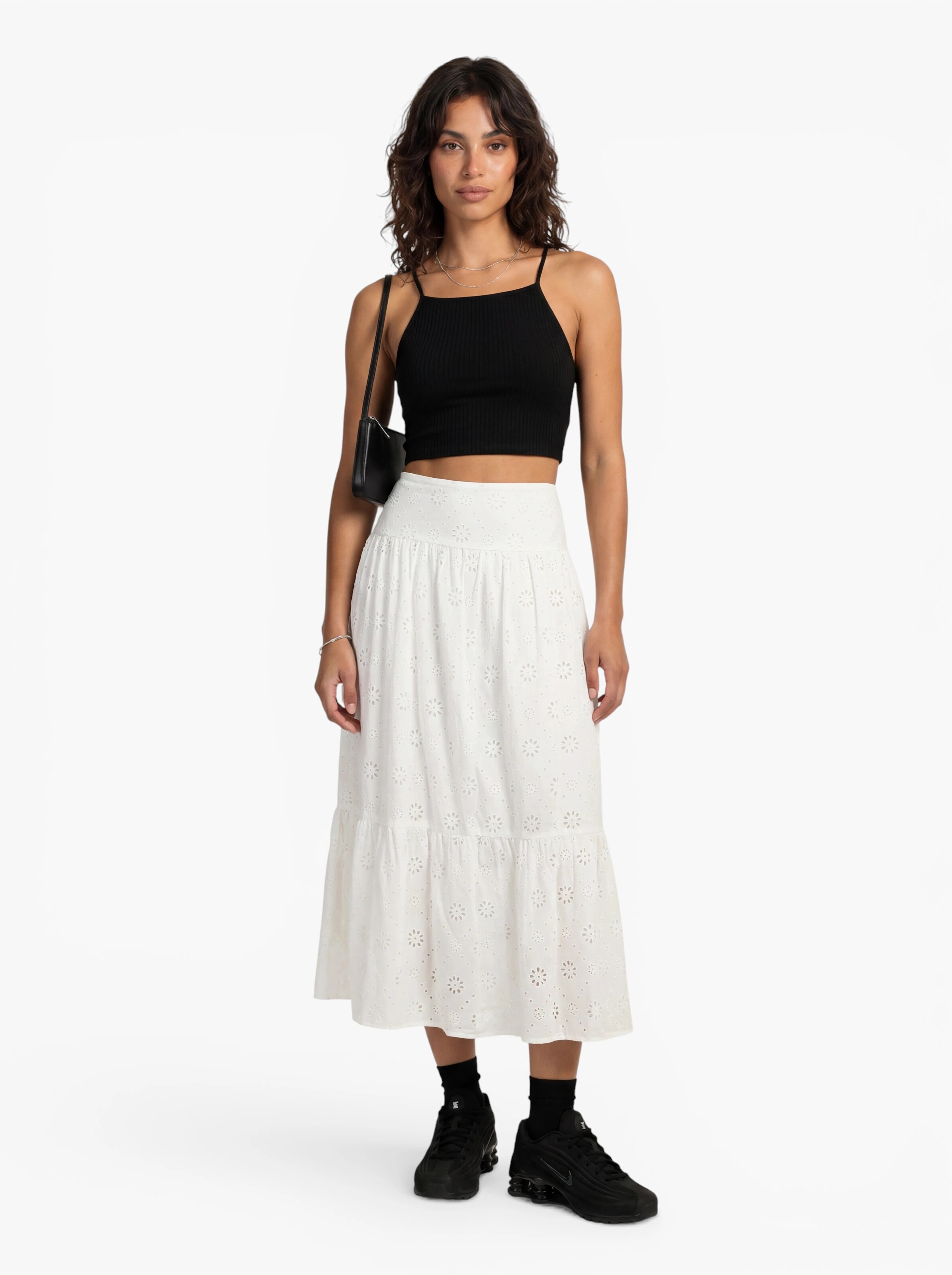 Jupe 'ONLAlithea' ONLY en blanc