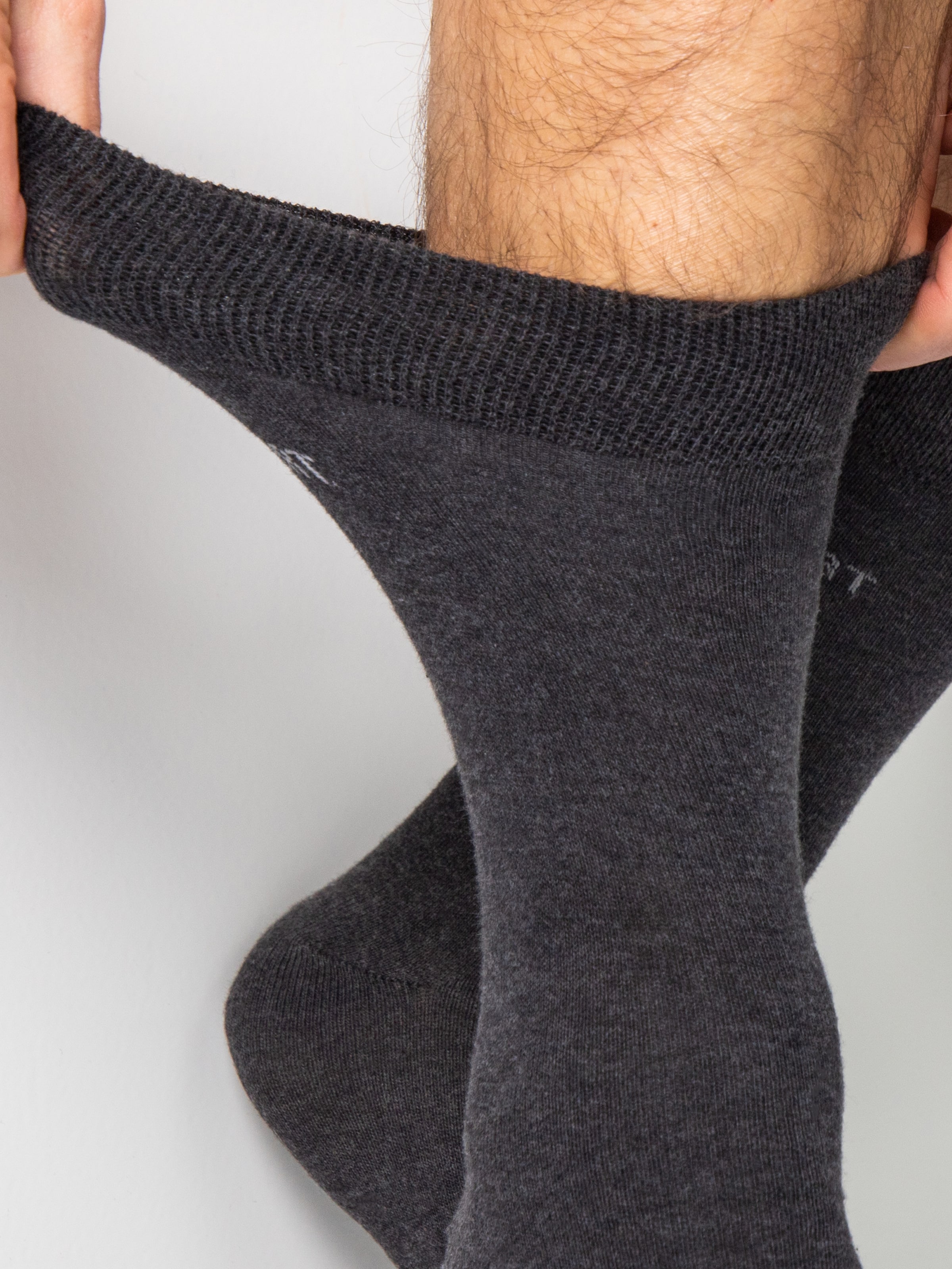 Chaussettes 'Philipp' Occulto en gris : devant