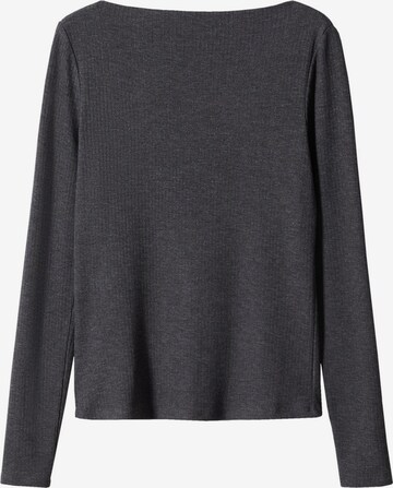 T-shirt 'LILOBAR' MANGO en gris : devant