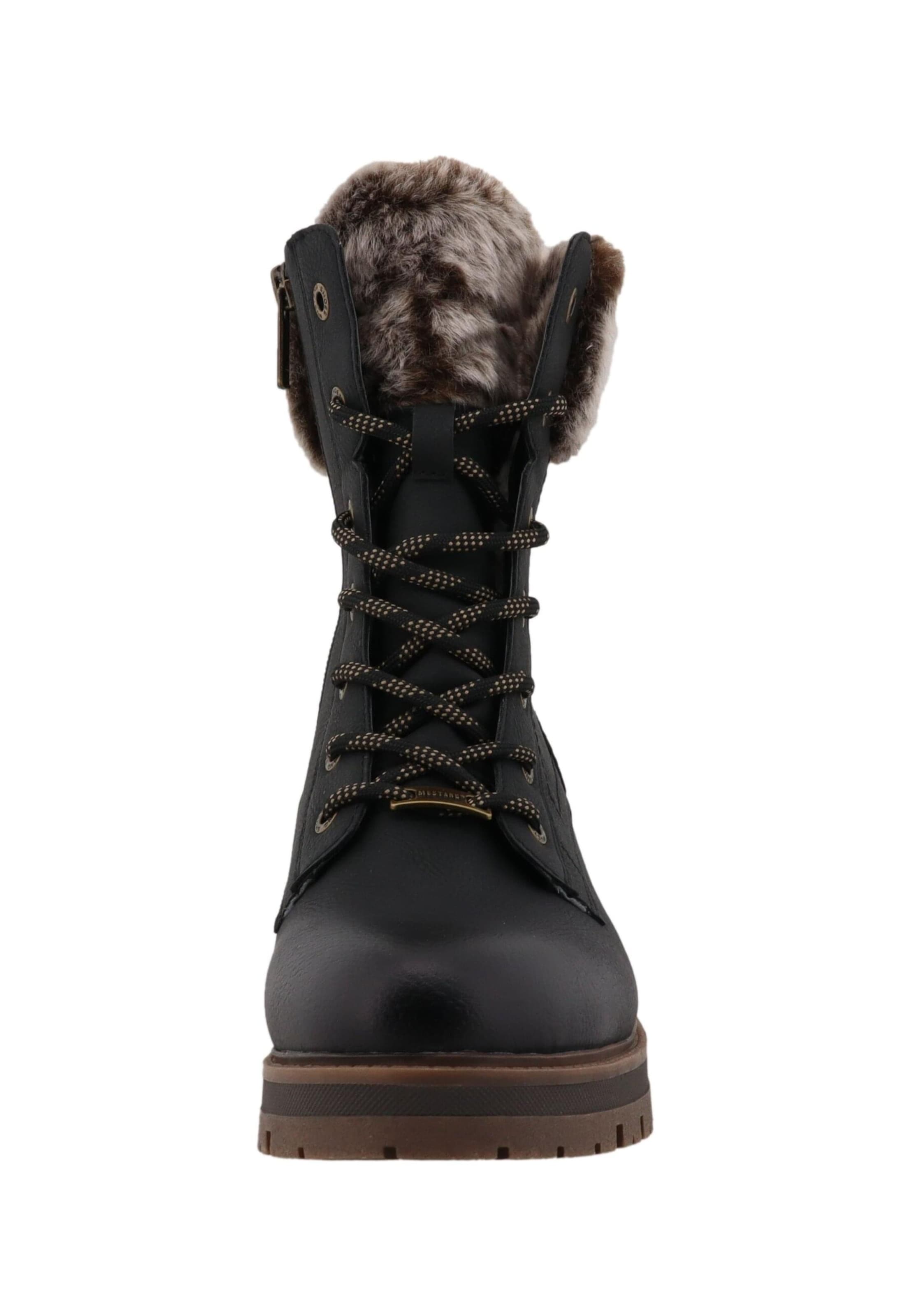 MUSTANG - Botim com fivela 'Darleen' em preto