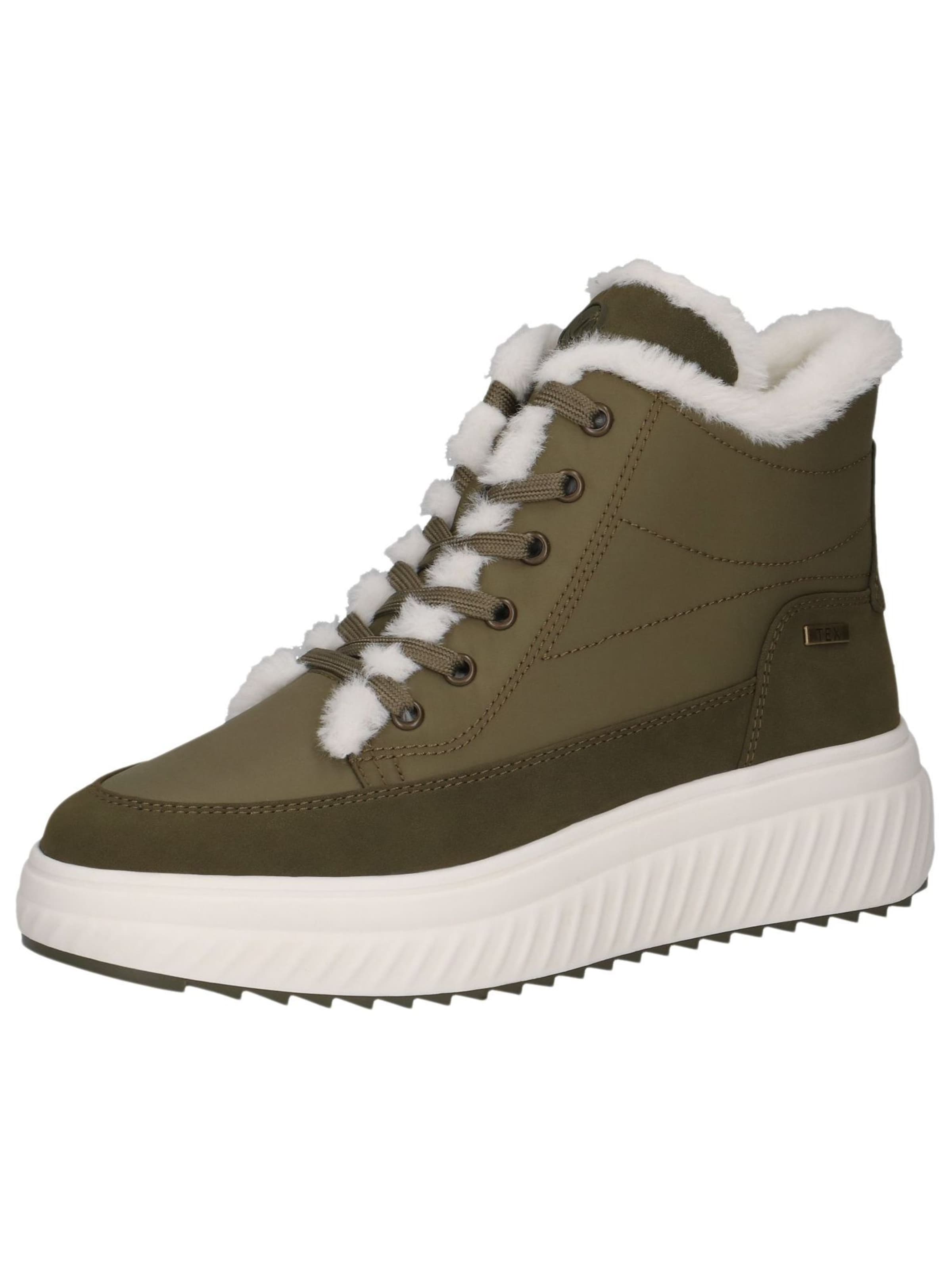 CAPRICE Stiefelette in Grün: Vorderseite