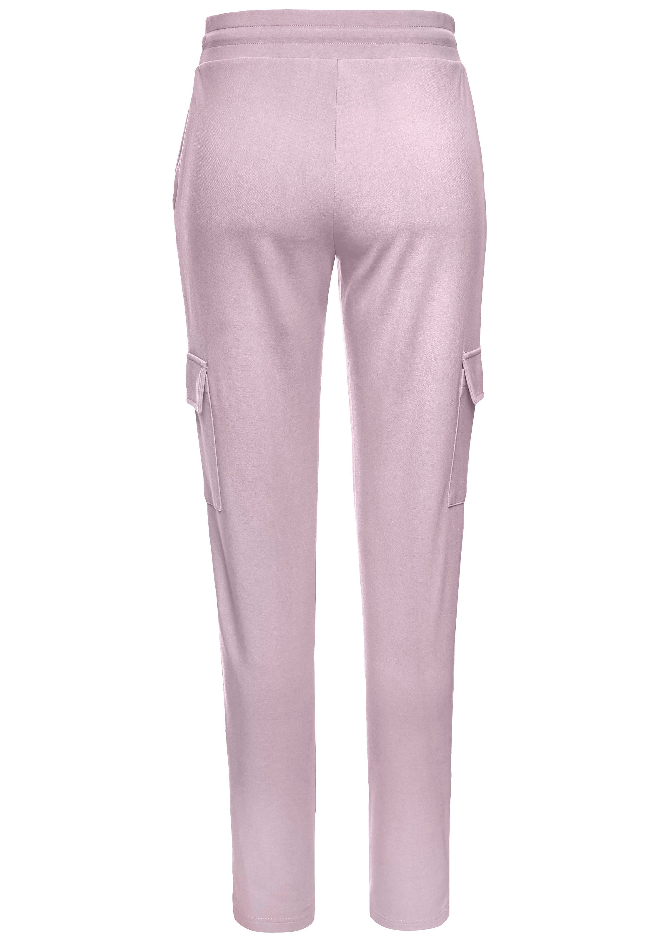 LASCANA Regular Cargo Pants in Beige