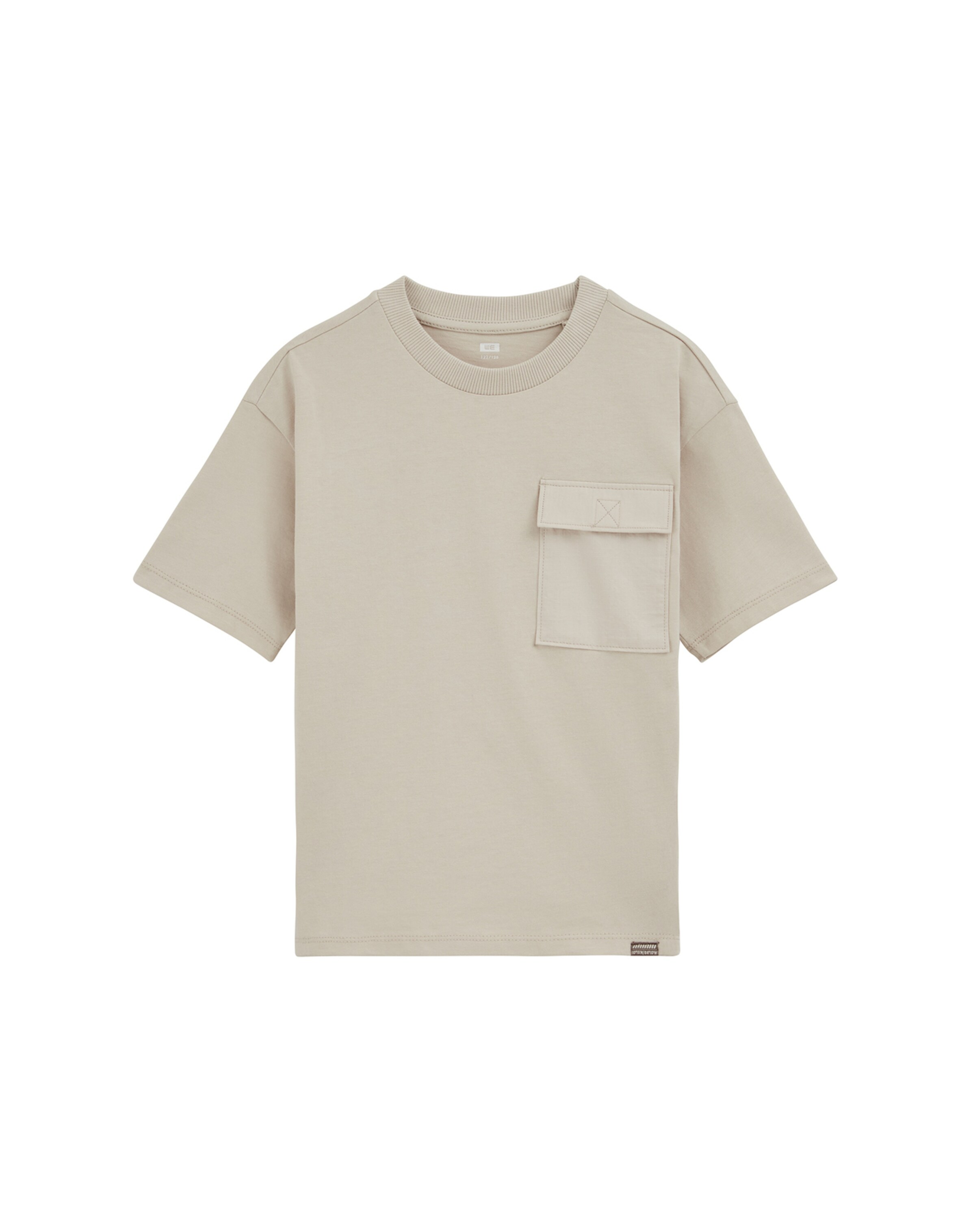 WE Fashion Футболка в Бежевый: спереди