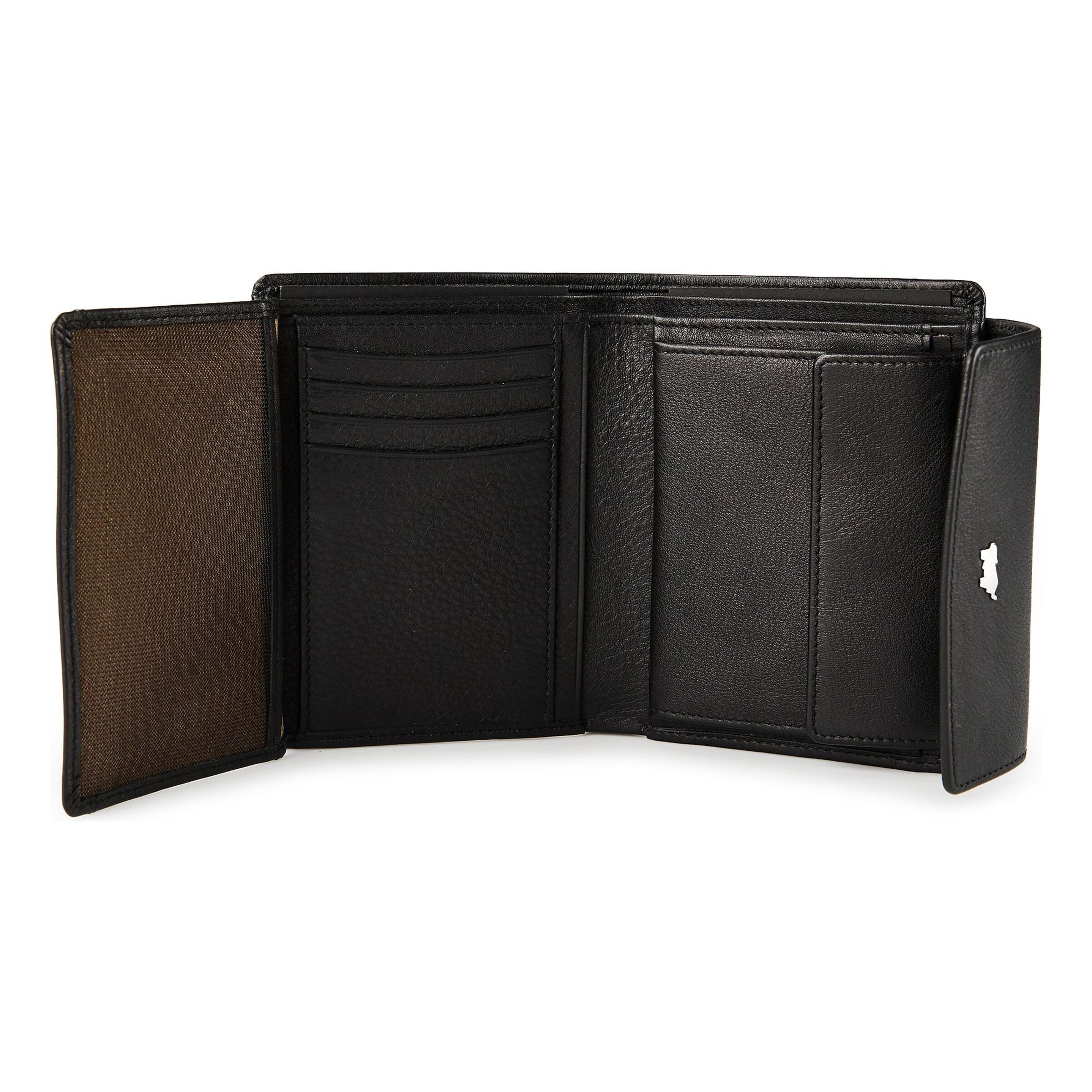 Braun Büffel Wallet 'Joy' in Black