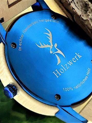 Holzwerk Analoguhr 'HEIDENAU'‌‌ in Beige