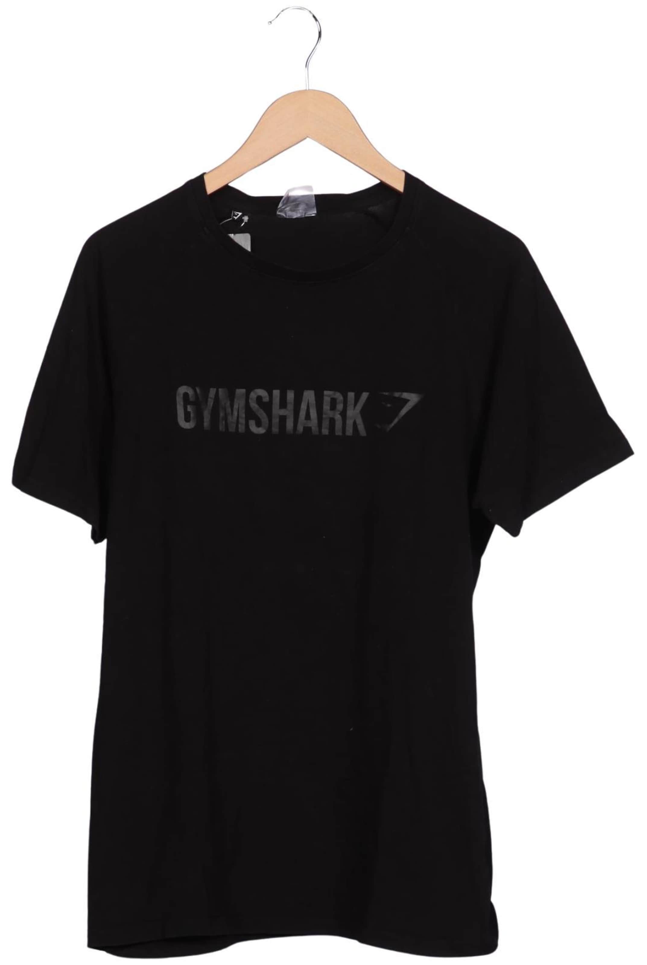 GYMSHARK T-Shirt M in Schwarz: Vorderseite