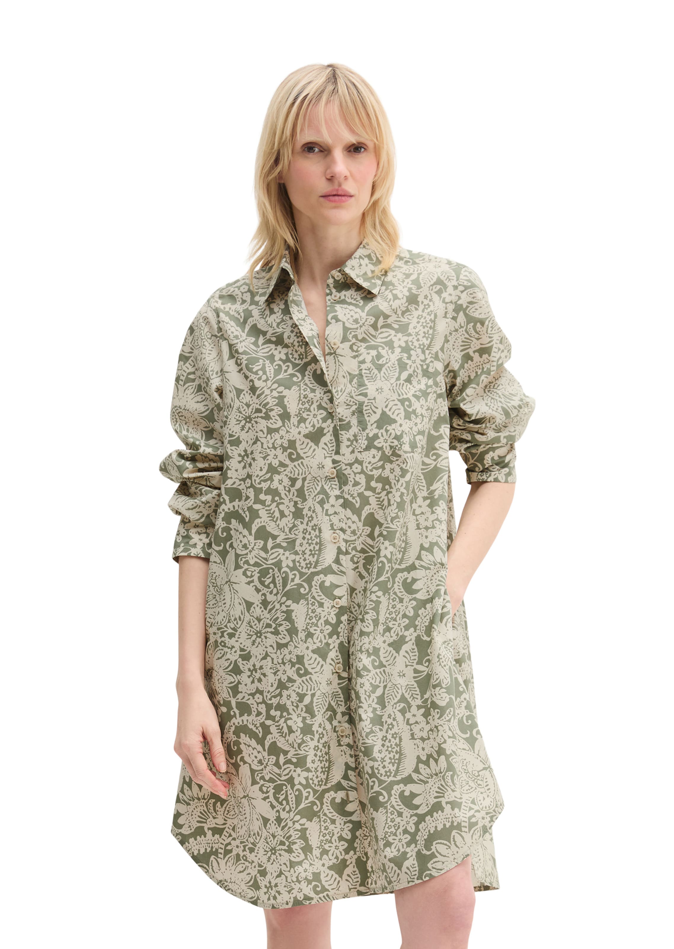 Marc O'Polo Kleid in Grün: Vorderseite