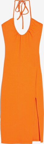Bershka Sukienka w kolorze pomarańczowy: przód