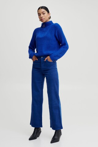 b.young Wide leg Chino 'Danna' in Blauw