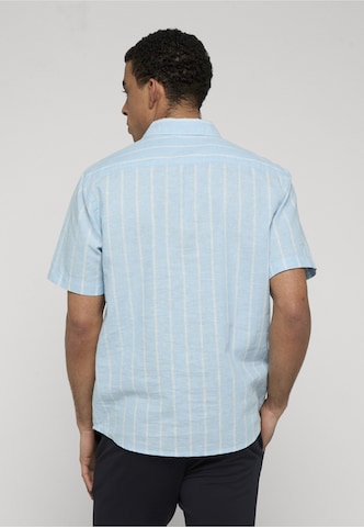 INDICODE JEANS Regular fit Button Up Shirt 'Tryp' in Blue