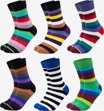 Occulto Socks 'Sigi' in Mixed colours: front