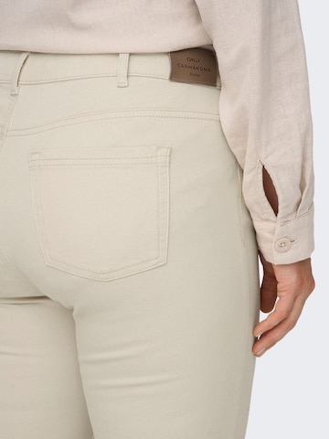 ONLY Carmakoma Skinny Jeans 'Willy' i beige