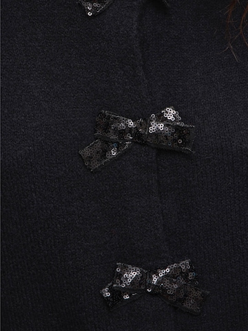 VILA Knit Cardigan 'VIBRIANNA' in Black