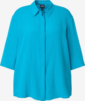 Ulla Popken Blouse in Blue: front