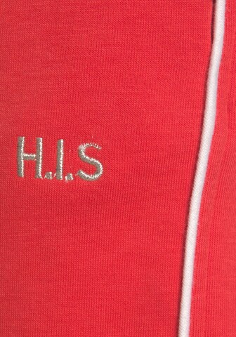 H.I.S Regular Broek in Rood