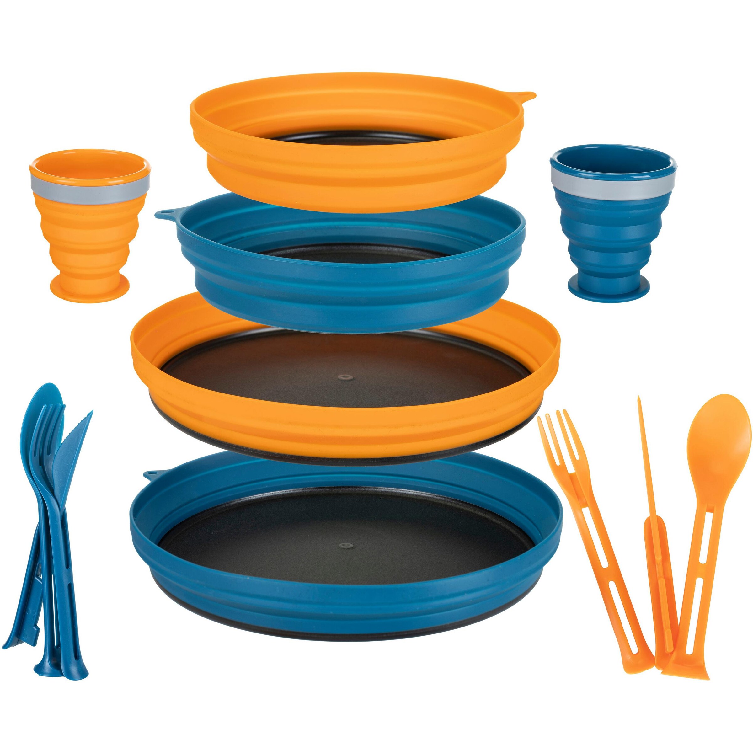 MCKINLEY Tableware Set in Blue: front