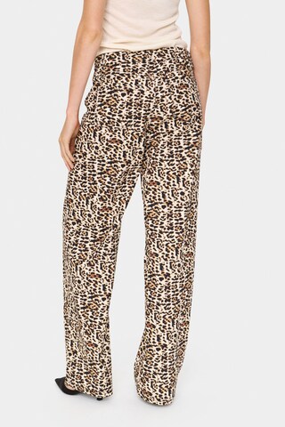 SAINT TROPEZ Regular Hose 'Zeeka' in Beige
