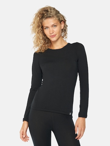 Base Layer 'Merino' DANISH ENDURANCE en noir : devant