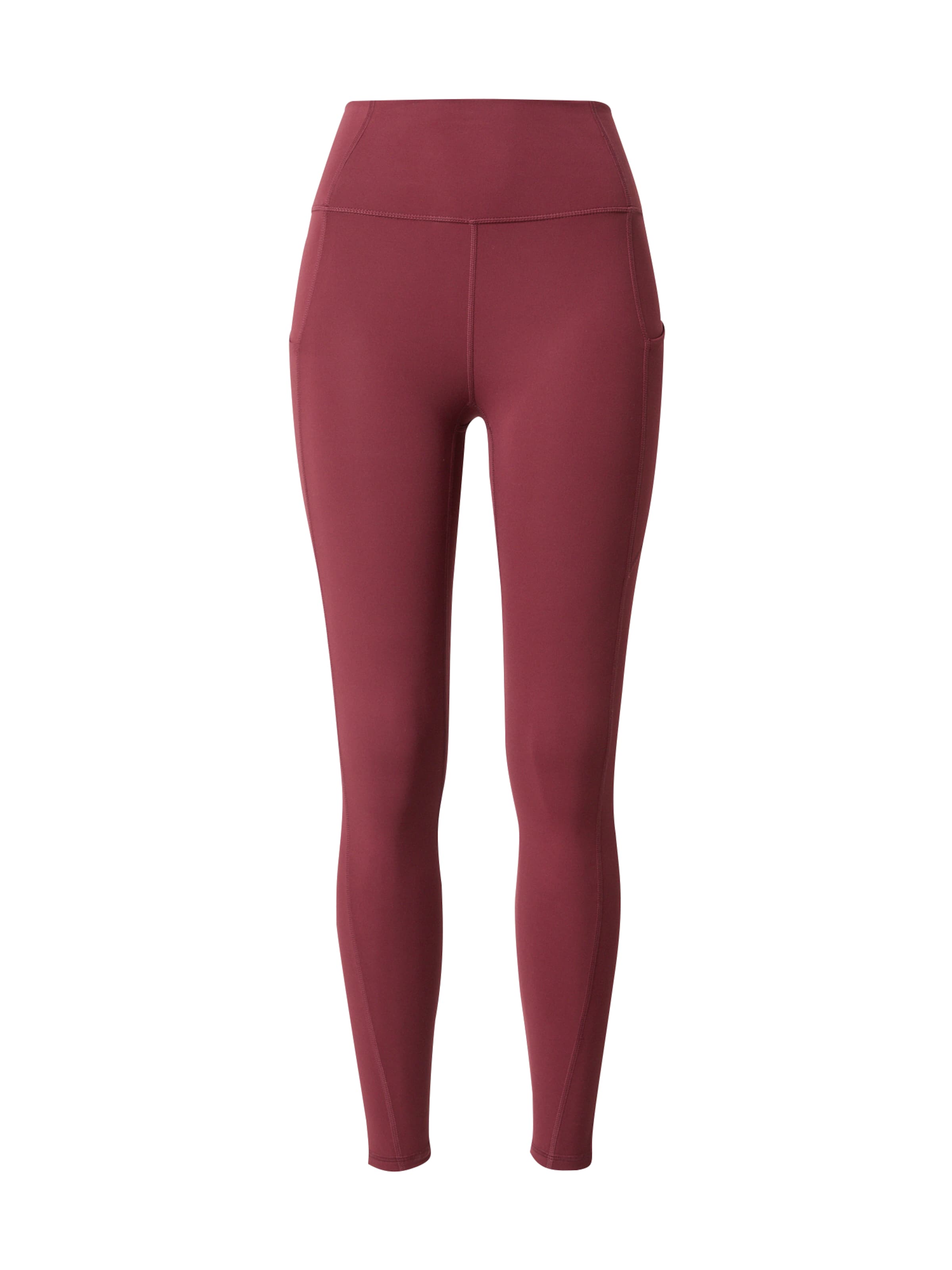 Fabletics Skinny Sportsbukser 'Oasis' i rød: forside