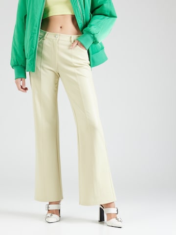 Bootcut Pantalon 'Milano' Calvin Klein Jeans en vert : devant