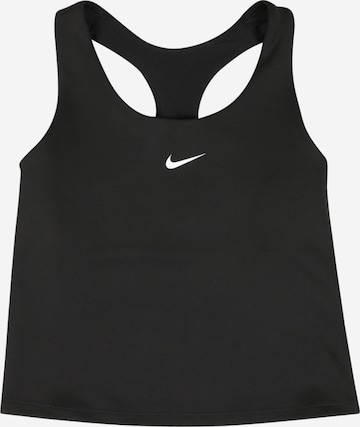 NIKE Sports top in Black: front