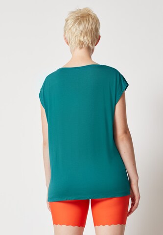 Skiny Schlafshirt in Blau