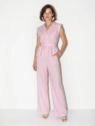 Bianco Lucci Domácí oblečení 'Zweiteiliges Set' – pink