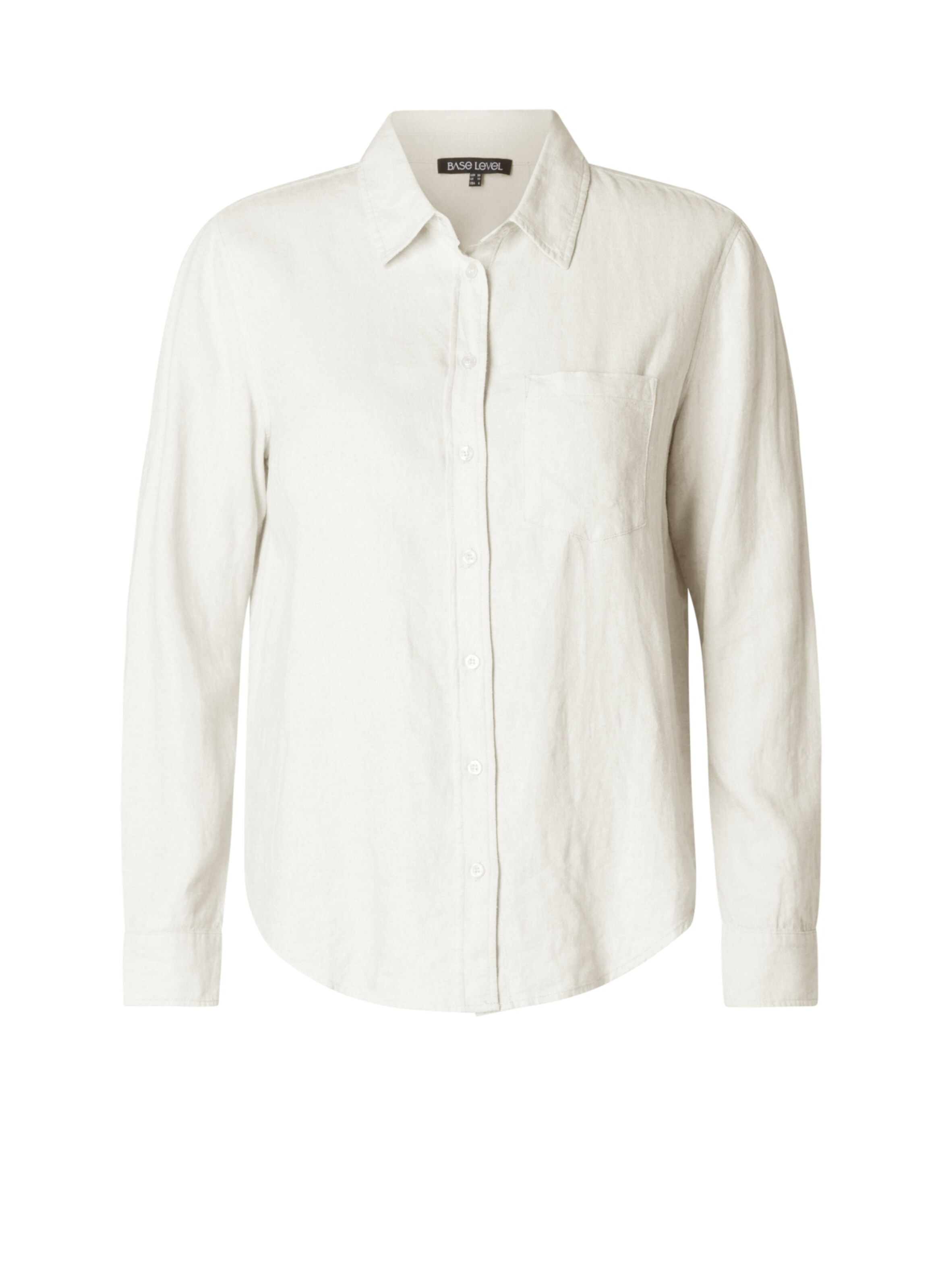 BASE LEVEL CURVY Bluse in Beige: Vorderseite