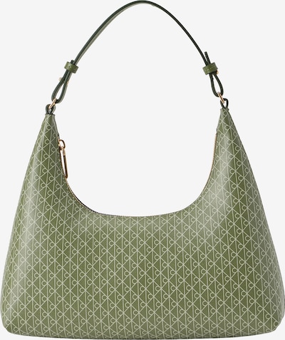 Rankinė ant peties iš Calvin Klein, spalva – kremo / alyvuogių spalva, Prekių apžvalga