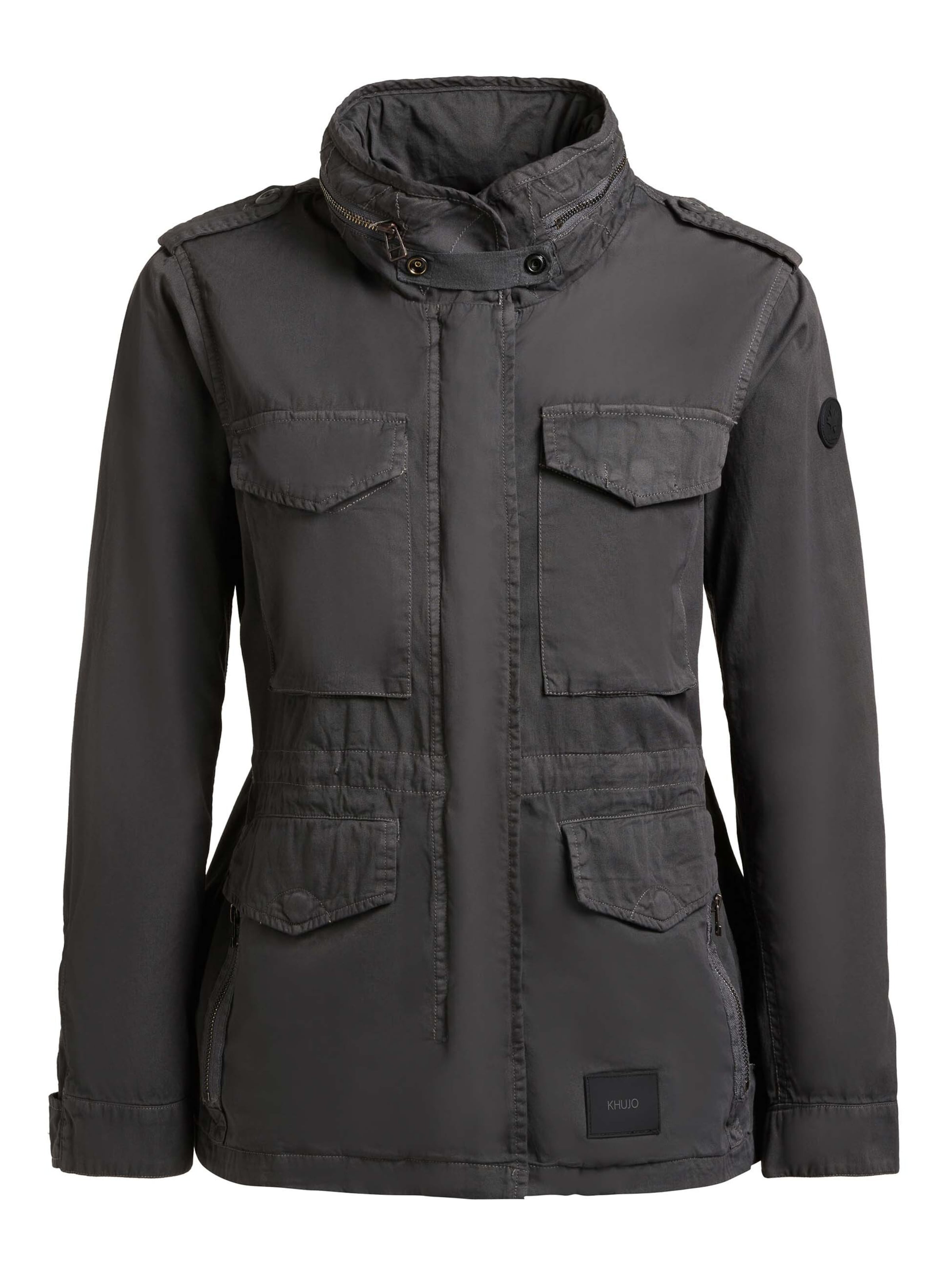 Veste mi-saison 'NORI' khujo en gris : devant