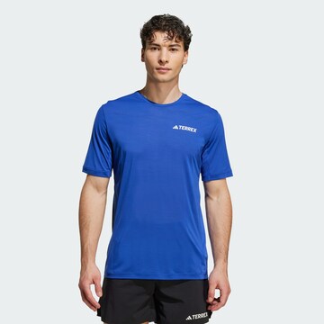 T-Shirt fonctionnel 'Xperior' ADIDAS TERREX en bleu : devant