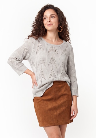 usha FESTIVAL - Jersey en gris: frente