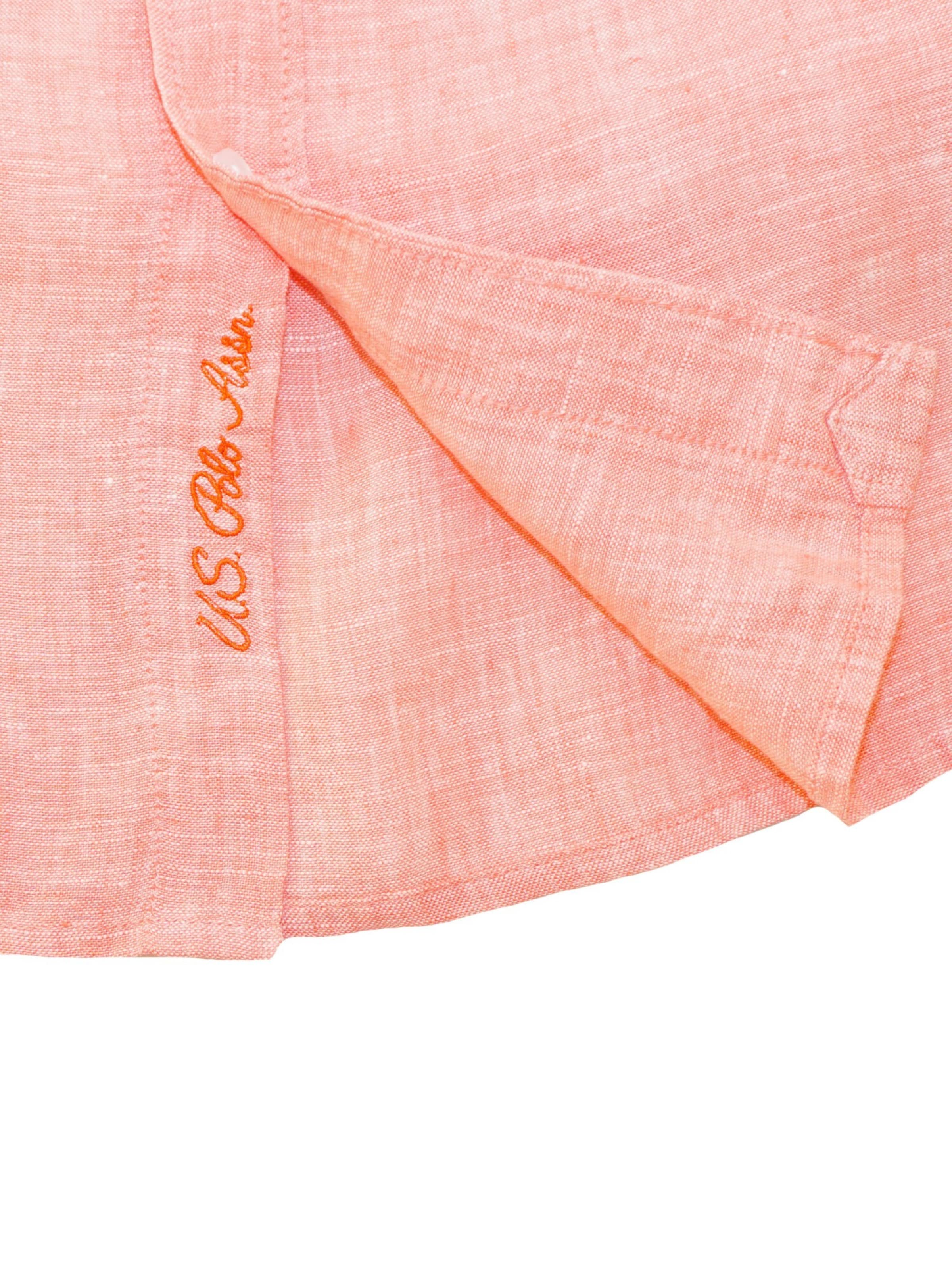 U.S. POLO ASSN. Regular fit Button Up Shirt in Pink