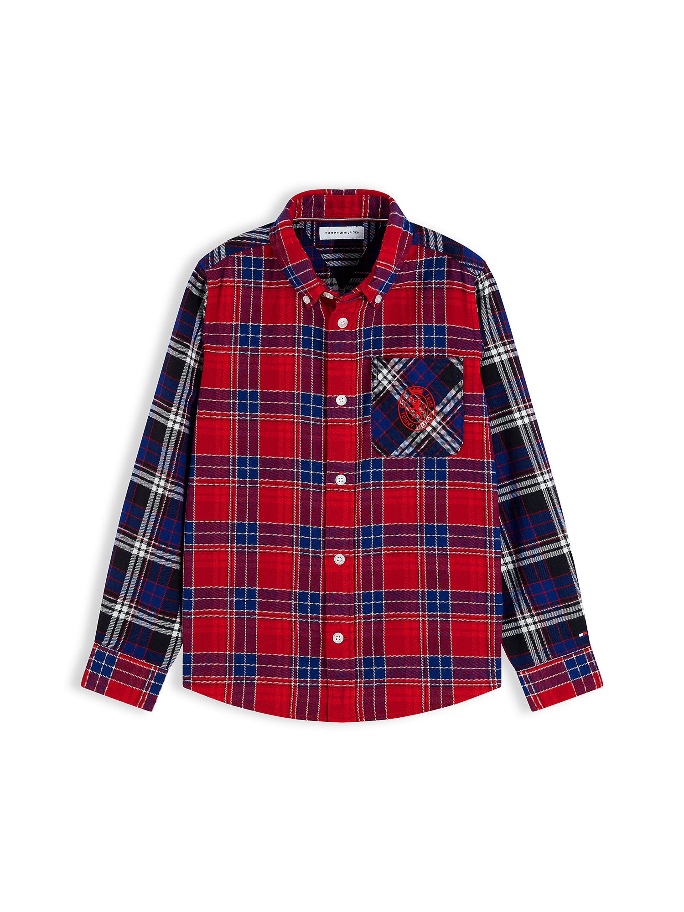 TOMMY HILFIGER Regular fit Button Up Shirt in Blue: front