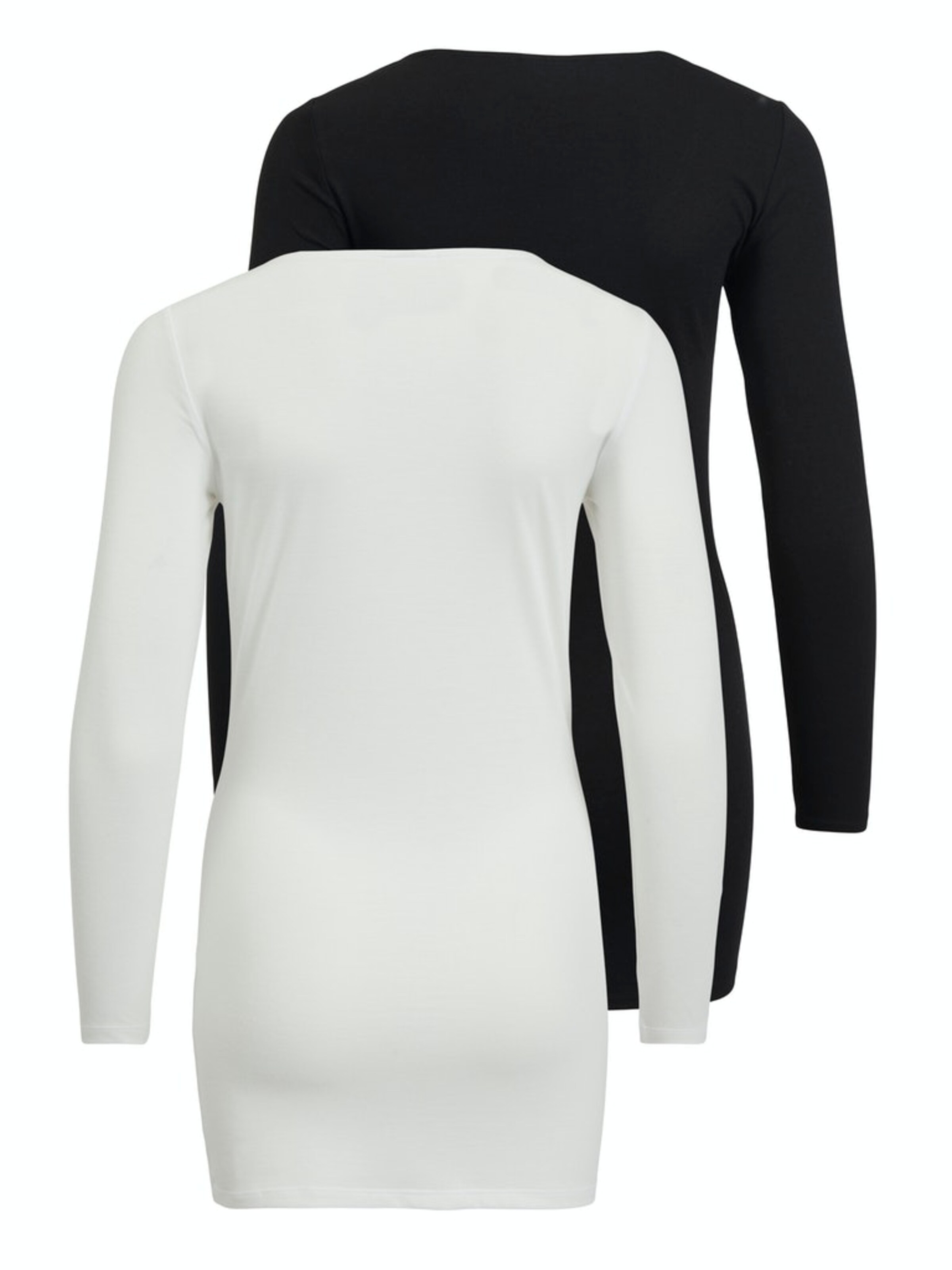 VILA Shirt Athena in Schwarz, Weiß 