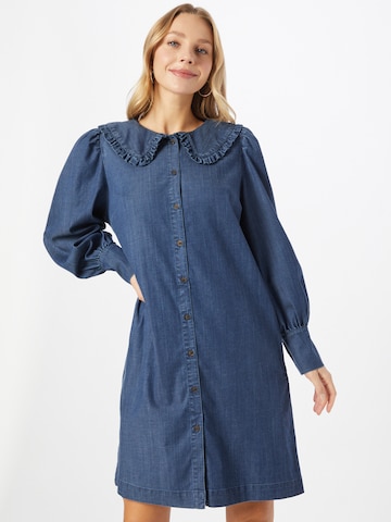 Freequent Shirt Dress 'FIA' in Blue: front