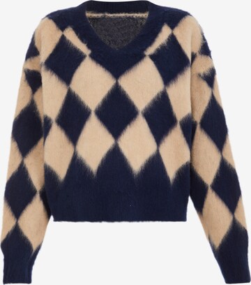 Jalene Sweater in Blue: front