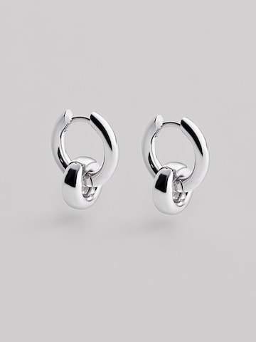 Boucles d'oreilles 'RONDE' REYTEL en argent
