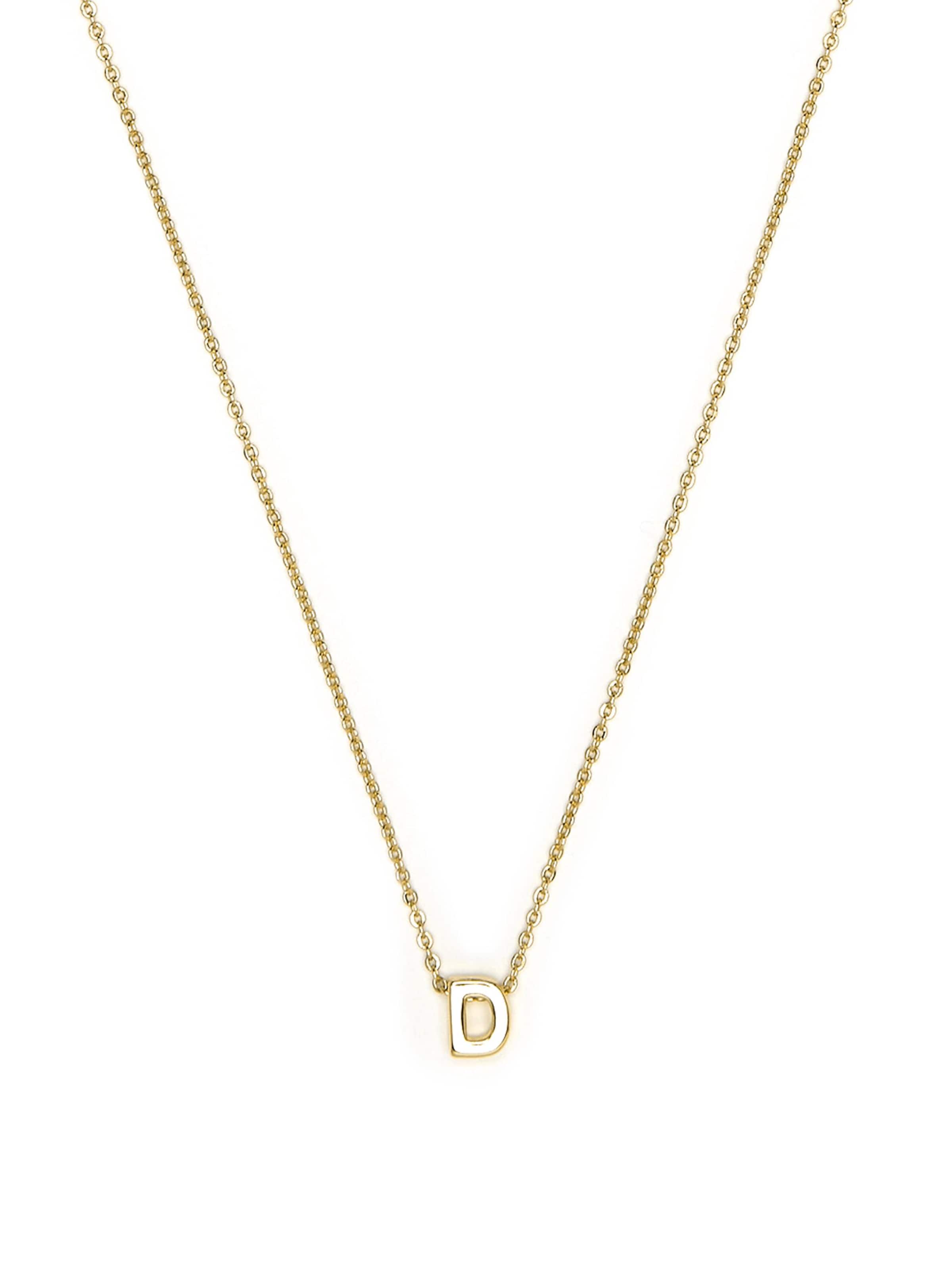 Luxenter - Cadena 'Alphabet D' en oro
