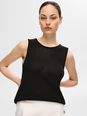 SELECTED FEMME Gebreide top in Zwart