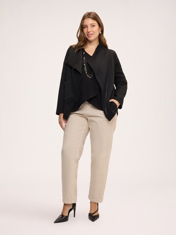 Veste de survêtement Fiorella Rubino en noir