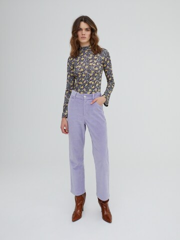 Wide Leg Pantalon 'Arden' EDITED en violet