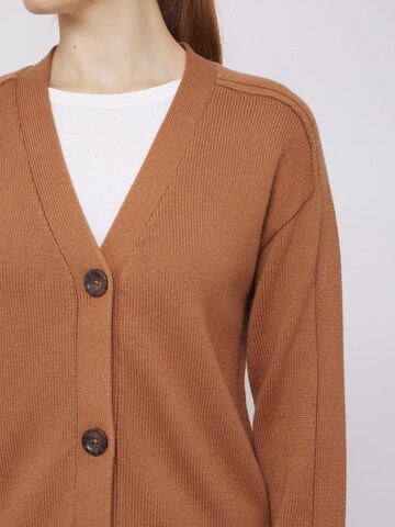 VICCI Germany Knit Cardigan in Brown