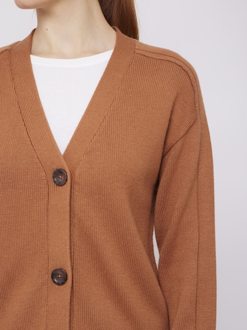 VICCI Germany Knit Cardigan in Brown
