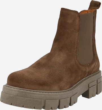 Apple of Eden Chelsea boots 'California' in Grijs: voorkant