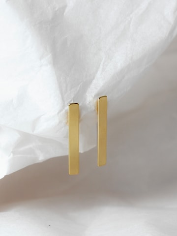 Kamiko - Pendientes 'BAR' en oro