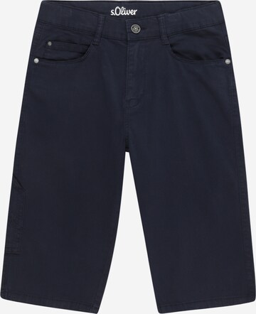 s.Oliver Pants in Blue: front