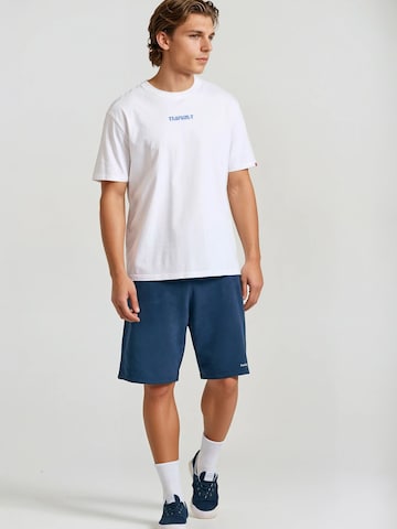 Funky Buddha Loosefit Broek in Blauw