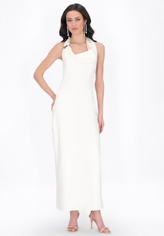 faina - Vestido de cocktail em branco: frente