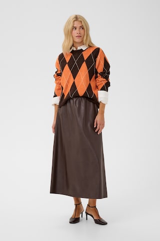 CULTURE - Jersey 'Argyle' en naranja